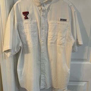 Columbia Men's White Texas Tech Shirt